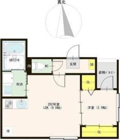 Nest Tomizawaの物件間取画像